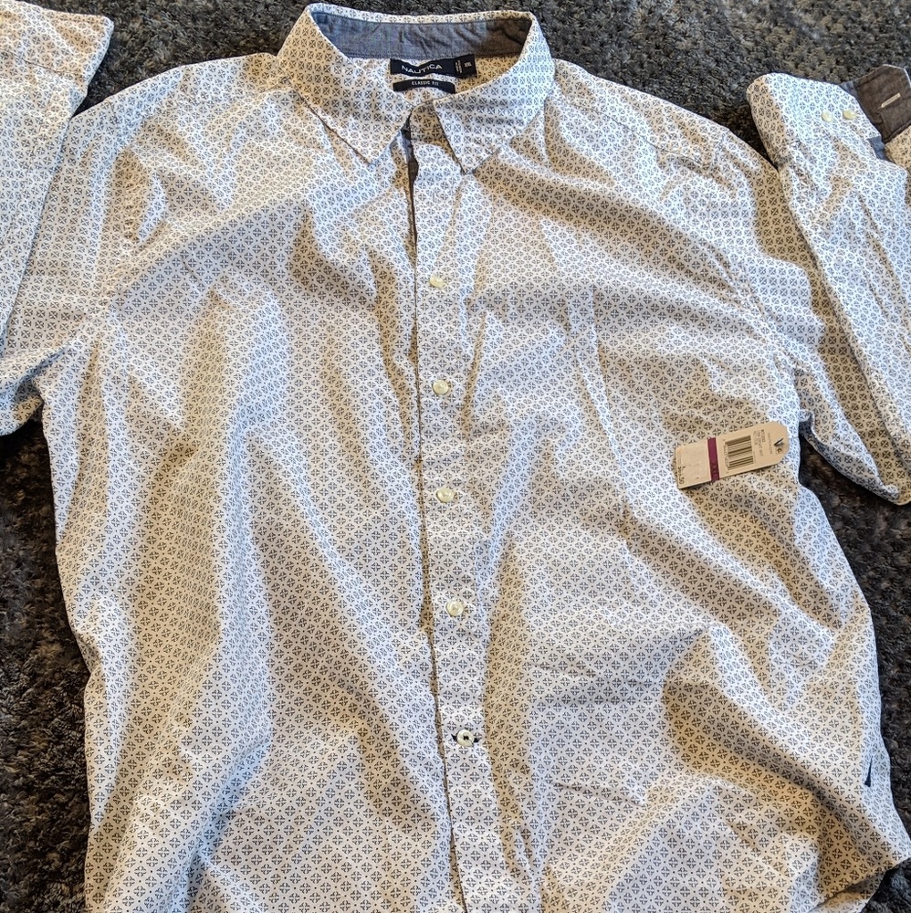 Nautica Button Down Classic Fit - Men's XXL NEW